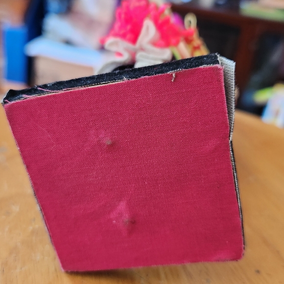 RARE VINTAGE Thai Chiangmai Akha Tribal Ethnic 8” Handmade Doll On Stnd w/friend - Picture 6 of 13